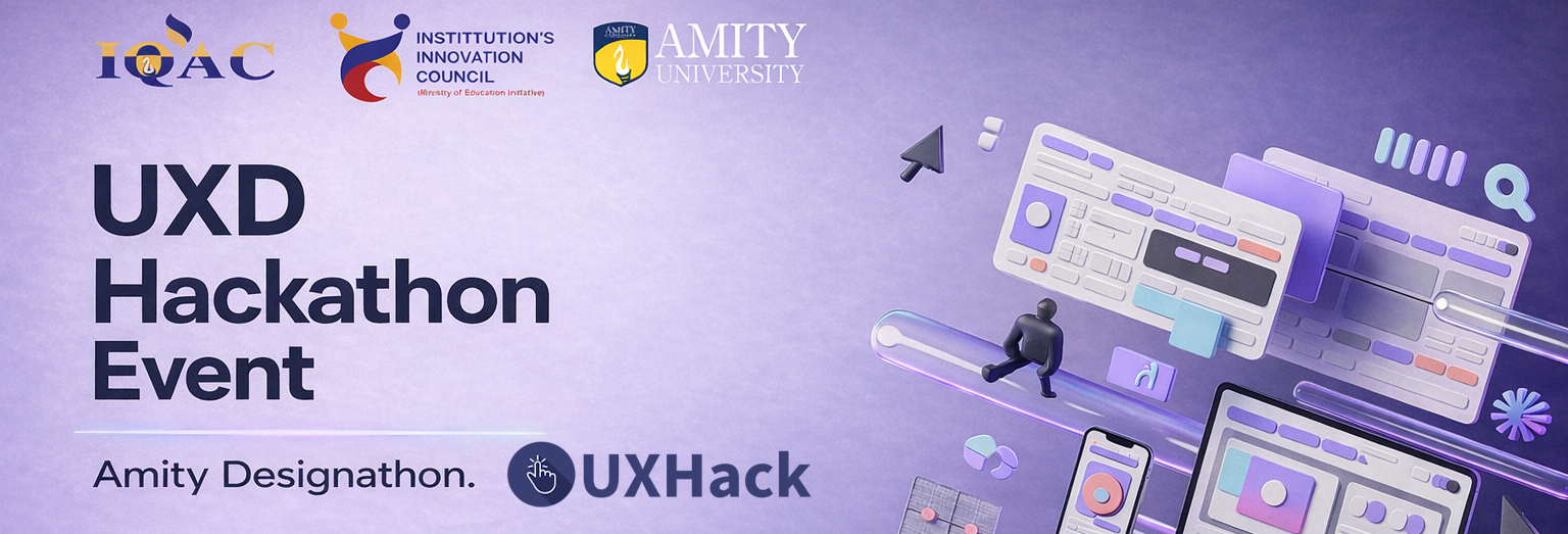 Amity Designathon banner